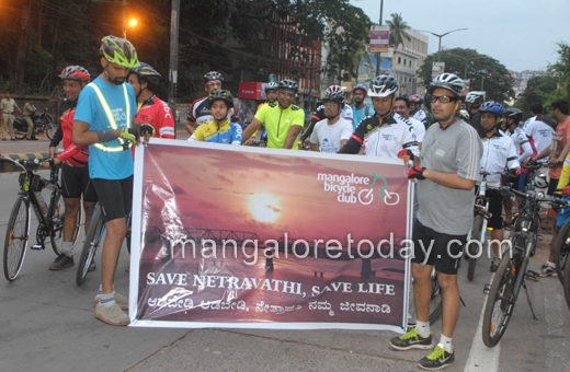 save netravathi cycle rally